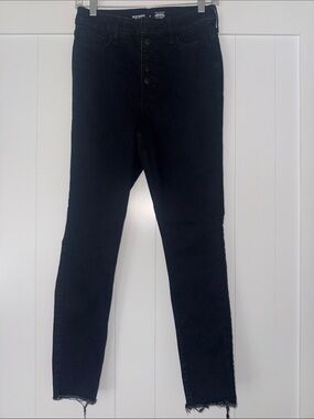 Old Navy Black Skinny Jeans with Button Fly